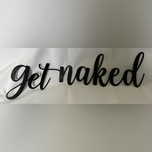 Iron Bathroom Wall Decor Quote